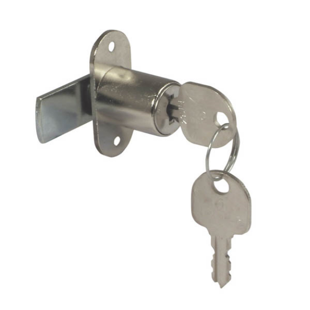 Picture of Cabinet Lock, Keeper, Rosette (2 Keys)