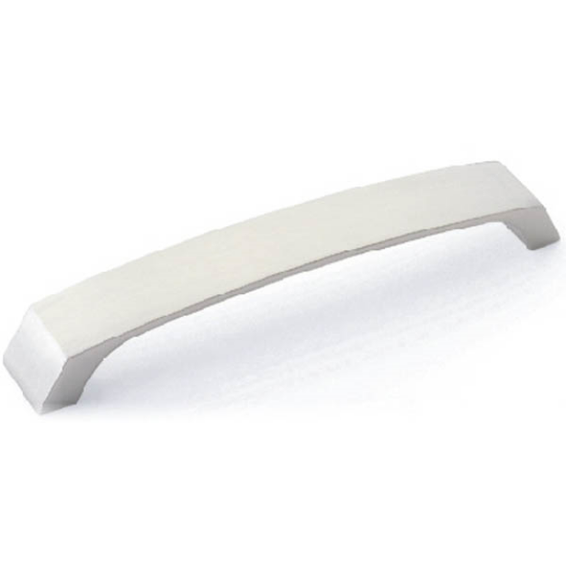 Picture of Curved Flat D Handle Satin Nickel 160mm 