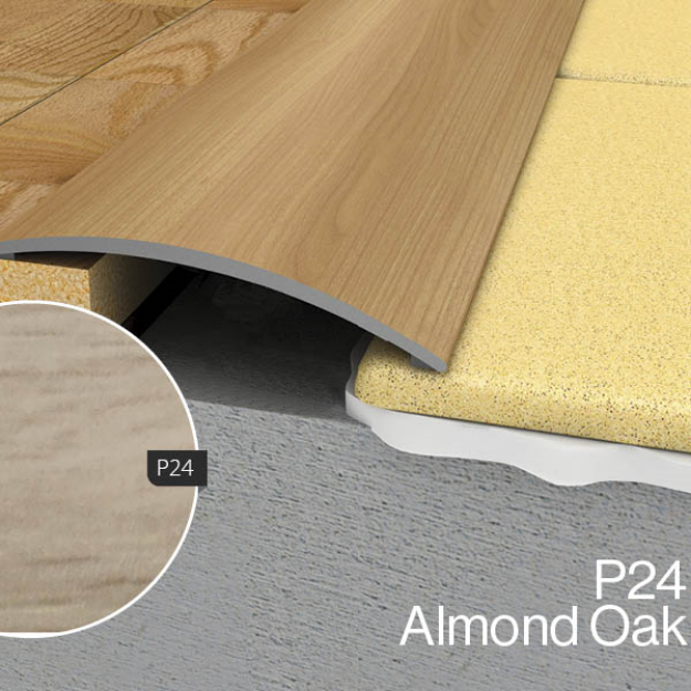 Picture of WRG2 1800mm Flat Reducer Adhesive Profile P24 Almond Oak / Sherwood Oak 5985