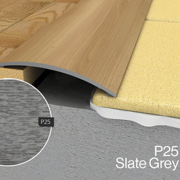 Picture of WRG2 900mm Flat Reducer Adhesive Profile P25 Slate Grey / Ponderosa 8215