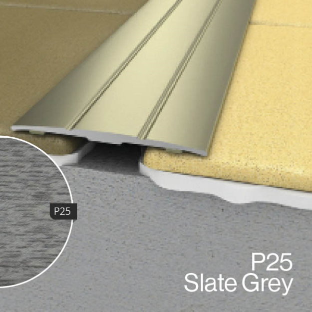 Picture of WRG1 1800mm Flat Adhesive Profile P25 Slate Grey / Ponderosa 8215