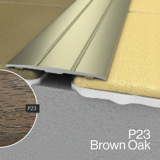 Picture of WRG1 1800mm Flat Adhesive Profile P23 Brown Oak / Dark Walnut 7658