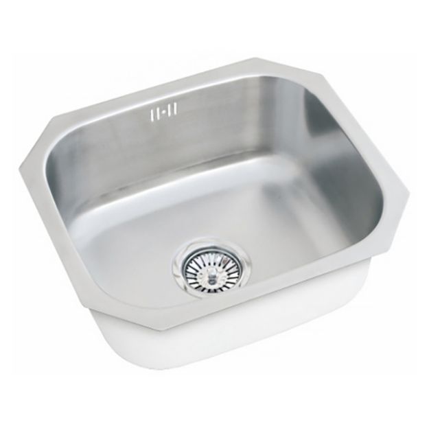 Picture of Futura Large Bowl Undermounted Sink 480x400mm