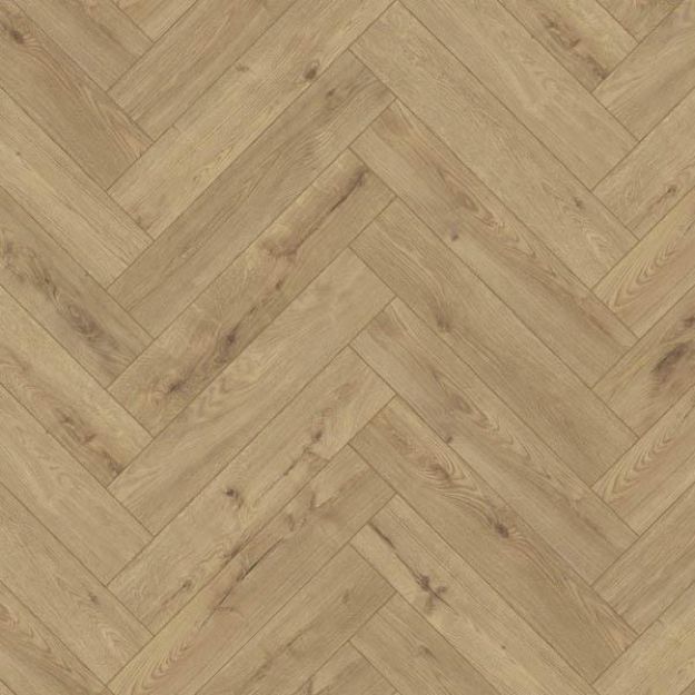 Picture of K326 Sundance Oak Herringbone 8 Flooring 630X126X8MM (1.04sq Yards)