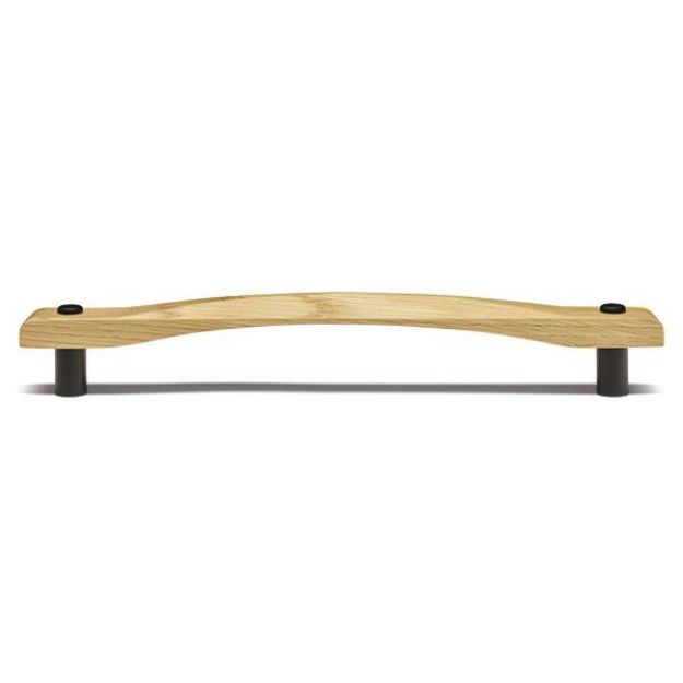 Picture of 870 - Handle Quercus 160x188mm Light Oak Black